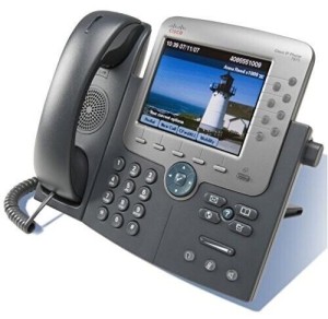 Telefono IP Cisco Unified 7945G, 5 TFT, 320x240, 2 RJ-45 GbE, Audio.- Usado